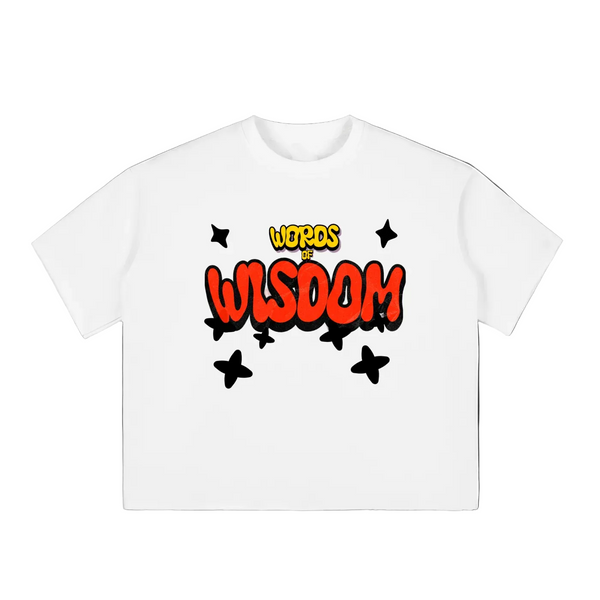 Get Wisdom Raw-Edge T-Shirt