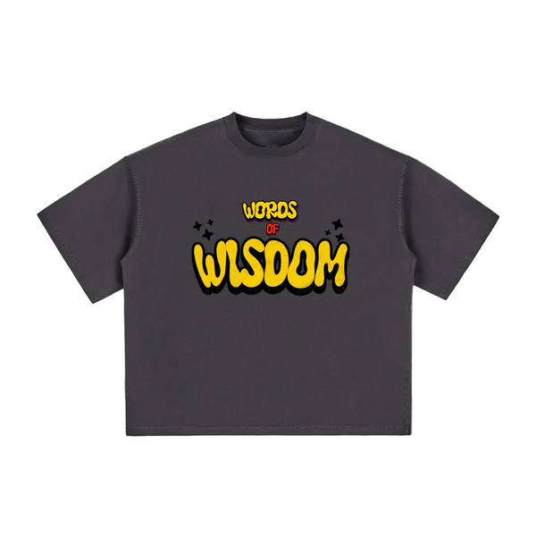 God Gives Wisdom Vintage Washed Boxy T-Shirt