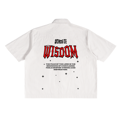 Oversized Vertical Stripe Boxy Shirt