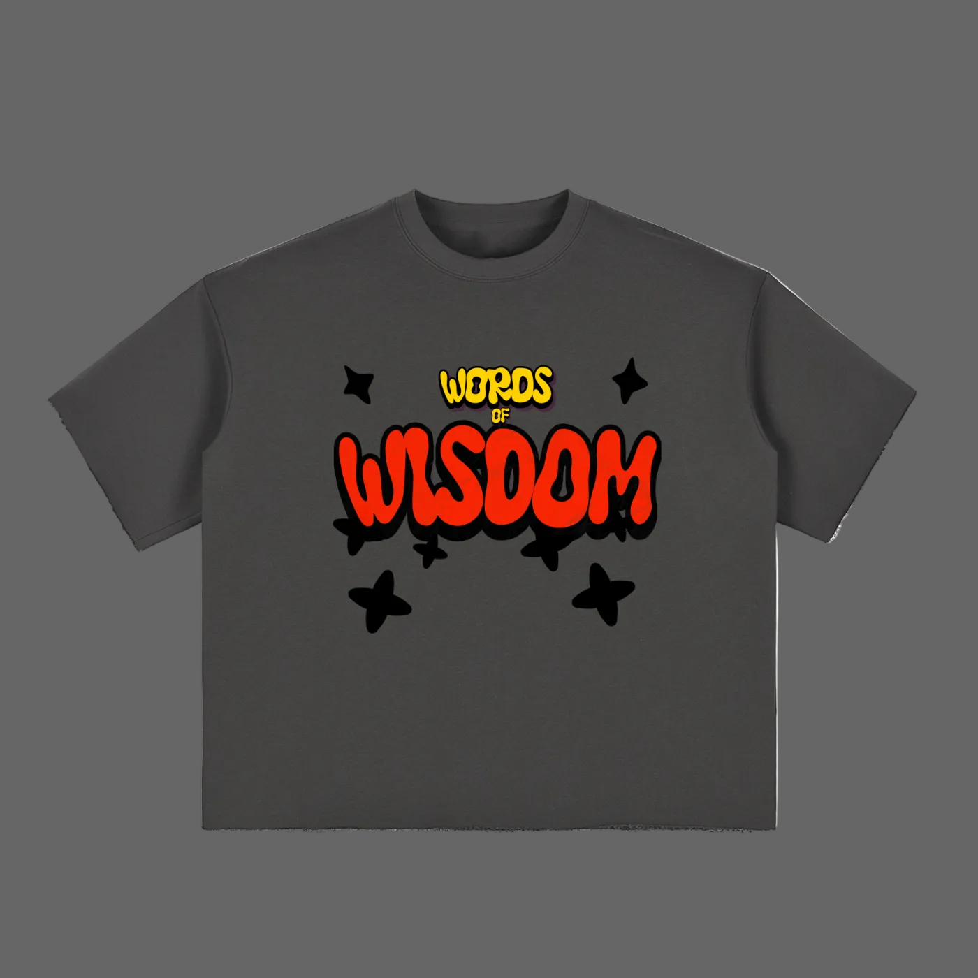 Get Wisdom Raw-Edge T-Shirt