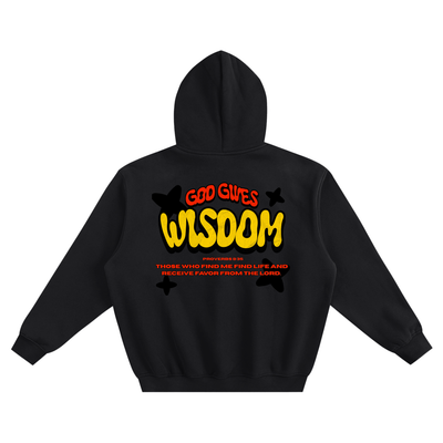 God Gives Wisdom Boxy Hoodie