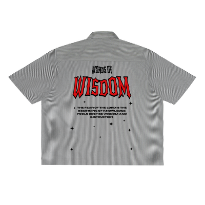 Oversized Vertical Stripe Boxy Shirt