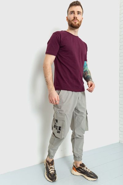 Спортивні брюки чоловічі тонкі стрейчеві, колір оливковий, 157R102 157R102 фото