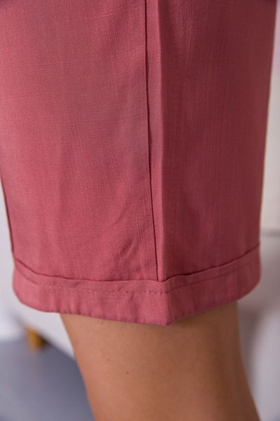 Жіночі шорти на резинці, коралового кольору, 119R510-4 119R510-4 фото