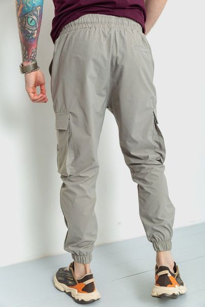 Спортивні брюки чоловічі тонкі стрейчеві, колір оливковий, 157R102 157R102 фото