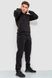 Спорт костюм мужской на флисе, цвет черный, 190R235 190R235 фото 3