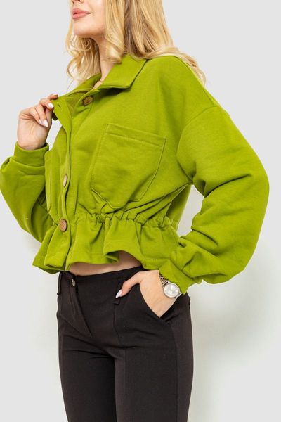Жакет жіночий двонитка, колір світло-зелений, 115R0519 115R0519 фото