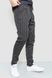 Чоловічі штани в смужку, колір сіро-чорний, 157R2007-1 157R2007-1 фото 3