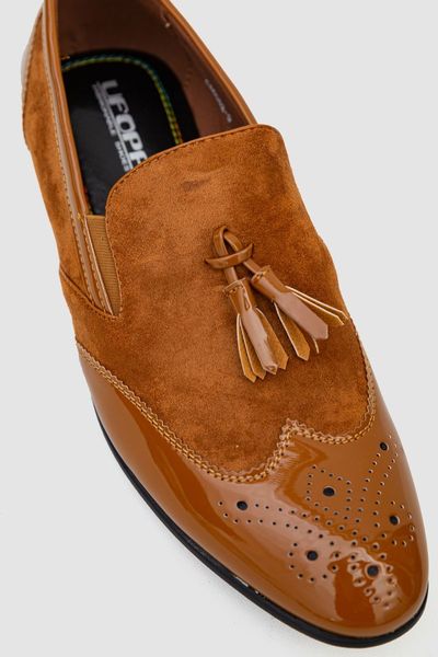 Туфлі чоловічі, колір коричневий, 243RGA6062-9 243RGA6062-9 фото