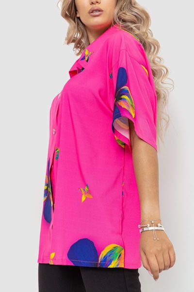 Рубашка женская батал, цвет розовый, 102R5220 102R5220 фото