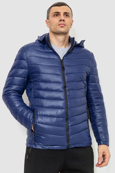 Куртка мужская демисезонная с капюшоном, цвет синий, 214R05 214R05 фото