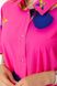 Рубашка женская батал, цвет розовый, 102R5220 102R5220 фото 5