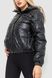 Куртка жіноча демісезонна екошкіра, колір чорний, 214R729 214R729 фото 3