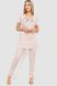 Пижама женская с принтом, цвет светло-персиковый, 219RP-487 219RP-487 фото 1
