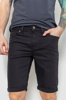 Шорты мужские джинсовые, цвет черный, 186R001 186R001 фото