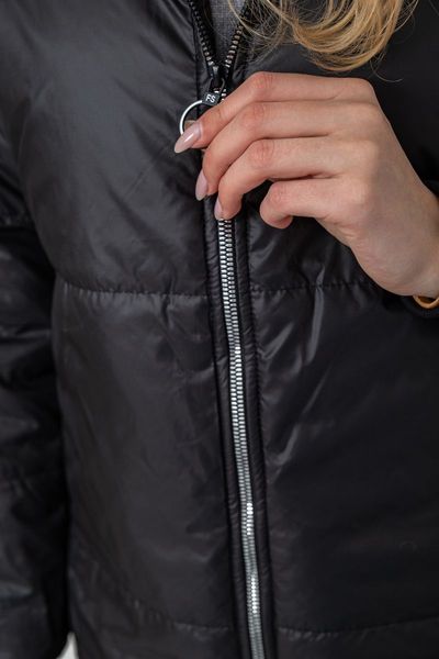 Куртка жіноча демісезонна, колір чорний, 244R1505 244R1505 фото