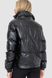 Куртка женская демисезонная экокожа, цвет черный, 243R201 243R201 фото 4