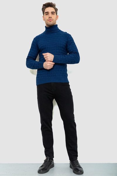 Гольф-светр чоловічий, колір синій, 161R619 161R619 фото