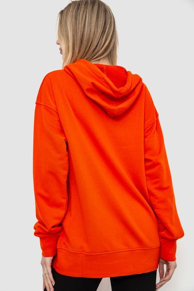 Худи женский с капюшоном, цвет оранжевый, 243R08292 243R08292 фото