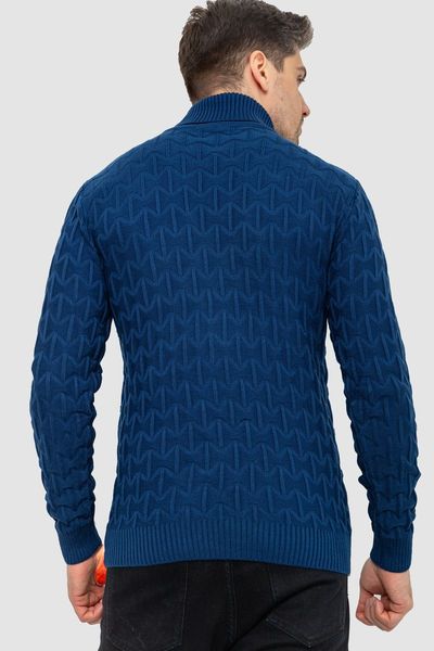 Гольф-светр чоловічий, колір синій, 161R619 161R619 фото