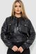 Куртка женская из экокожи короткая, цвет черный, 186R097 186R097 фото 1