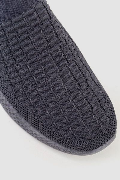 Слипоны мужские текстиль, цвет темно-серый, 243RH61 243RH61 фото