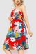 Жіночий сарафан з квітковим принтом, колір червоний, 221R1932-8 221R1932-8 фото 3