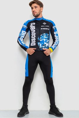 Велокостюм чоловічий 131R13211, колір Чорно-синій 131R132116 фото