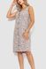 Сукня-халат жіночий з квітковим принтом на ґудзиках, колір мокко, 102R349 102R349 фото 3