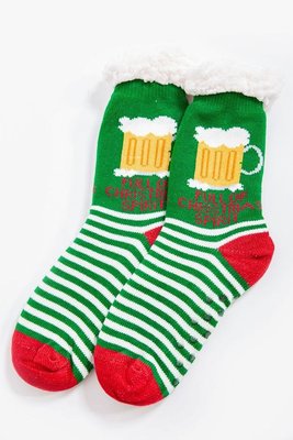 Шкарпетки-валянки теплі, вовняні, колір зелений, 151R2035 151R2035 фото