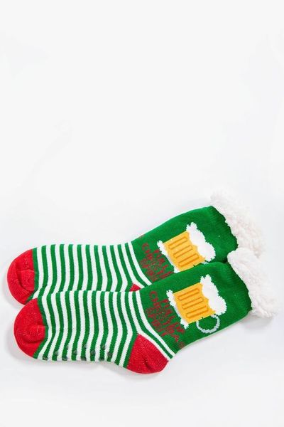 Носки-валенки теплые, шерстяные, цвет зеленый, 151R2035 151R2035 фото