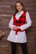 Жіноча сорочка з декором, біло-червоного кольору, 119R321 119R321 фото 1