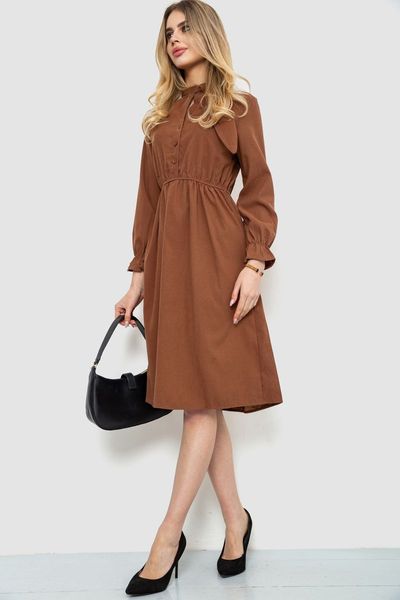 Платье нарядное, цвет коричневый, 246R203 246R203 фото