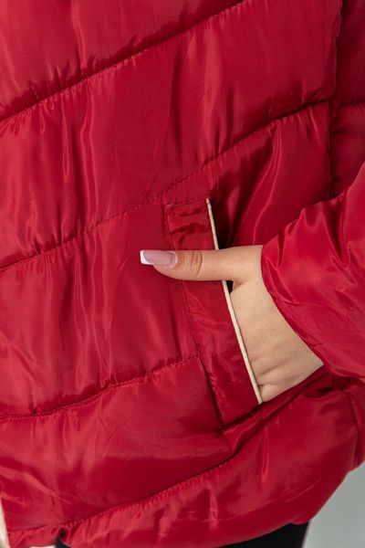 Куртка женская демисезонная, цвет красный, 244R018 244R018 фото