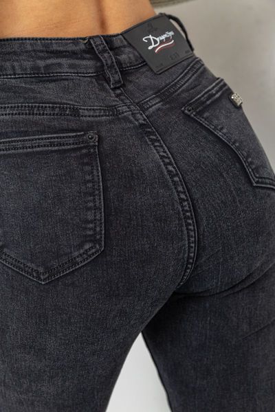 Джинсы женские стрейч, цвет темно-серый, 214R1603 214R1603 фото