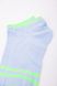 Женские короткие носки, голубого цвета с полосками, 167R221-1 167R221-1 фото 3