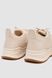 Кросівки жіночі екошкіра, колір світло-бежевий, 243R186-126 243R186-126 фото 4