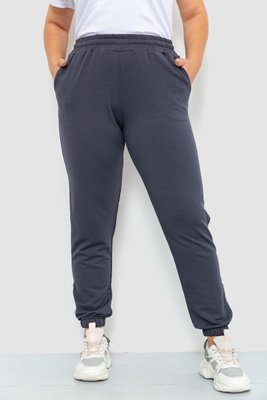 Спорт штаны женские двухнитка, цвет темно-серый, 102R292 102R292 фото