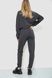 Спорт костюм жіночий однотонний, колір грифельний, 182R011-1 182R011-1 фото 4