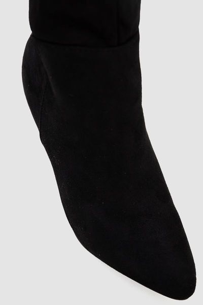 Сапоги женские замша, цвет черный, 243RY16 243RY16 фото