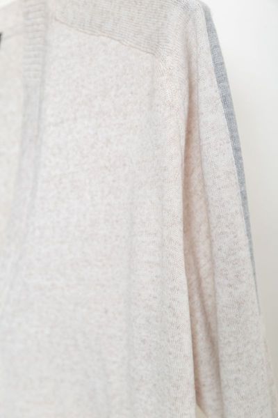 Кофта мужская на пуговицах, цвет серо-бежевый, 244R6180 244R6180 фото