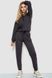 Спорт костюм женский однотонный, цвет темно-серый, 182R011-1 182R011-1 фото 1