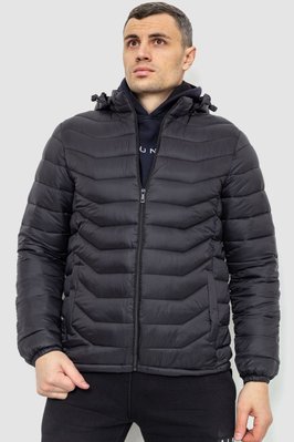 Куртка мужская демисезонная с капюшоном, цвет черный, 234R902 234R902 фото