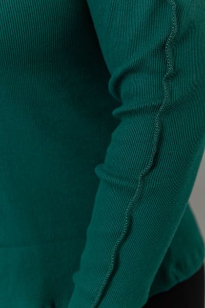 Жіночий лонгслів напівбатал, колір зелений, 102R325-1 102R325-1 фото
