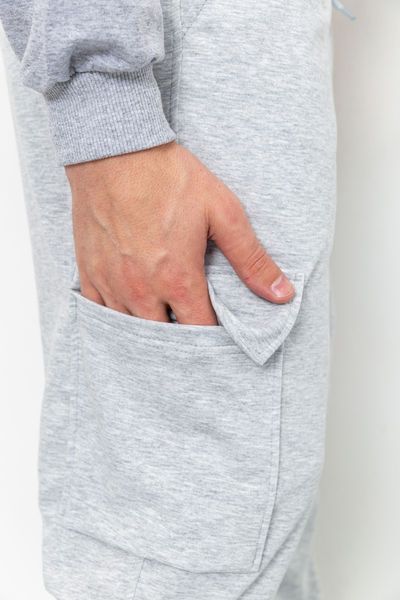 Спортивные штаны мужские двухнитка, цвет светло-серый, 241R0651-1 241R0651-1 фото