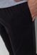Спорт штаны мужские двухнитка, цвет черный, 241R8005 241R8005 фото 5