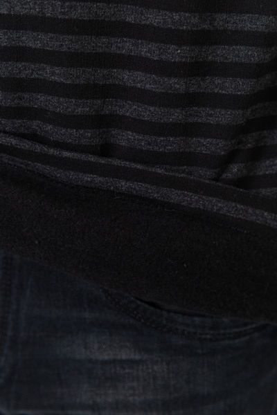 Термокофта чоловіча в смужку, колір чорно-сірий, 219R006 219R006 фото
