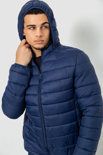 Куртка мужская демисезонная с капюшоном, цвет синий, 129R23-4 129R23-4 фото