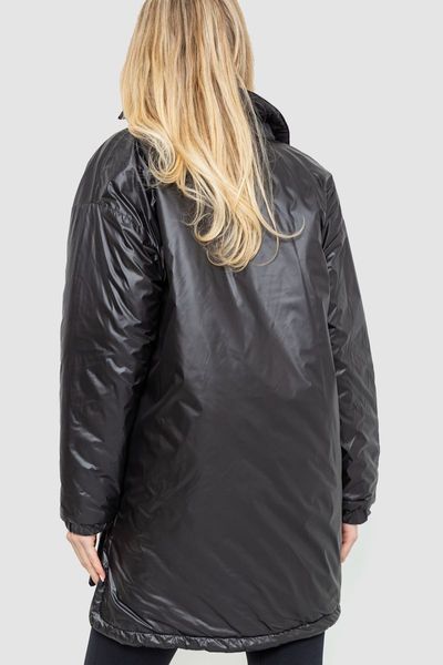 Куртка жіноча демісезонна вільного крою, колір чорний, 235R7858 235R7858 фото