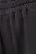Спорт штани жіночі двонитка, колір чорний, 102R292 102R292 фото 5